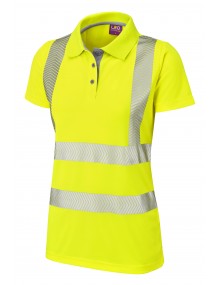 Leo Pippacott Ladies Coolviz-Plus Polo – Yellow Clothing